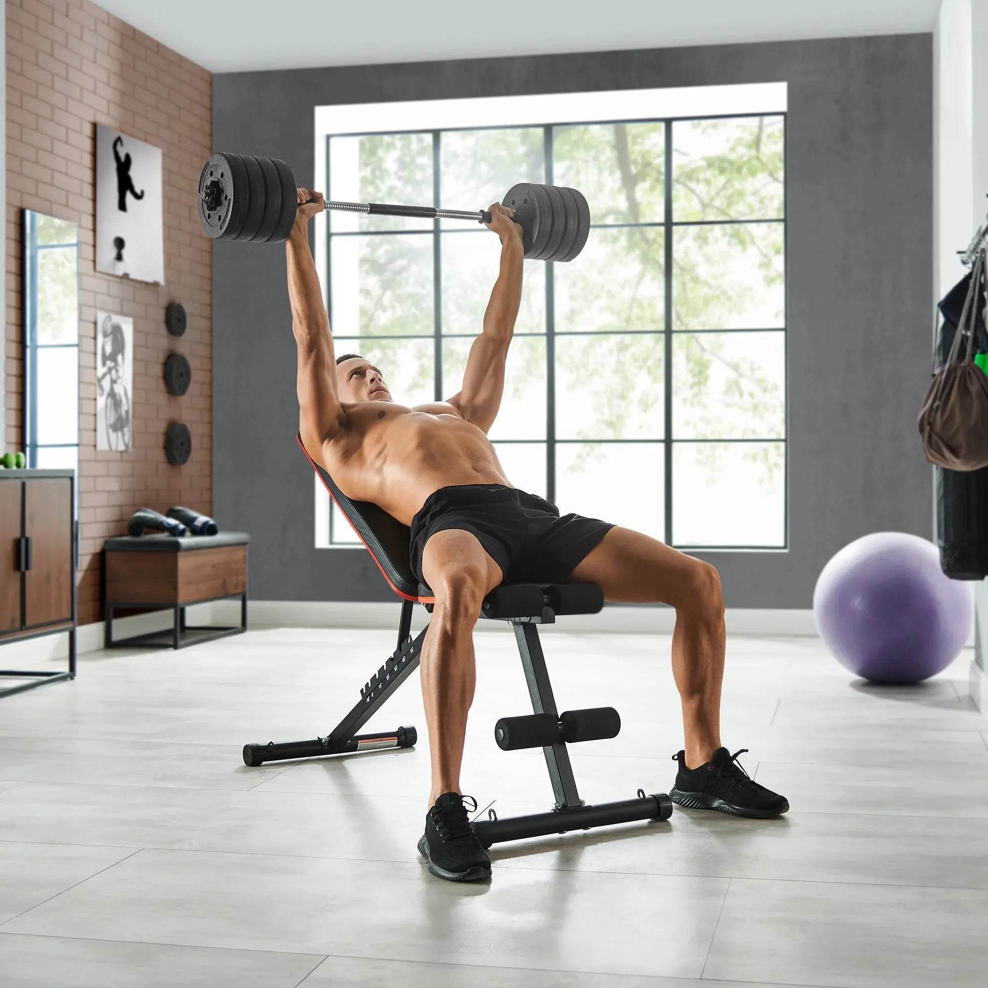 2 × 15 kg Adjustable Dumbbell Set with Connector Bar – 30 kg Total Weight - Fit2Great