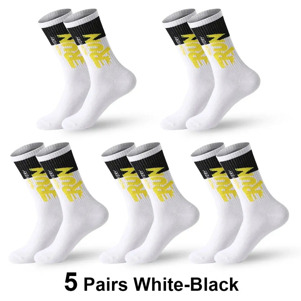 5 Pairs Organic Cotton Men’s Socks - Fit2Great