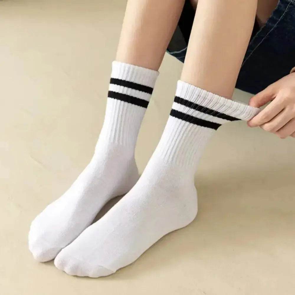 6 Pairs Women’s Mid Socks – Soft, Breathable & Comfortable - Fit2Great