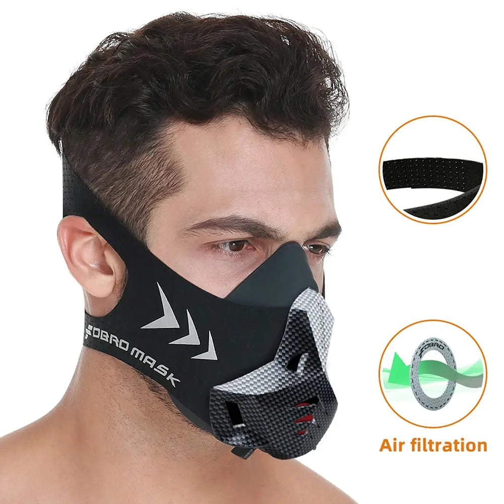 Altitude Training Mask | Adjustable Resistance Breathing Mask for Cardio Workouts