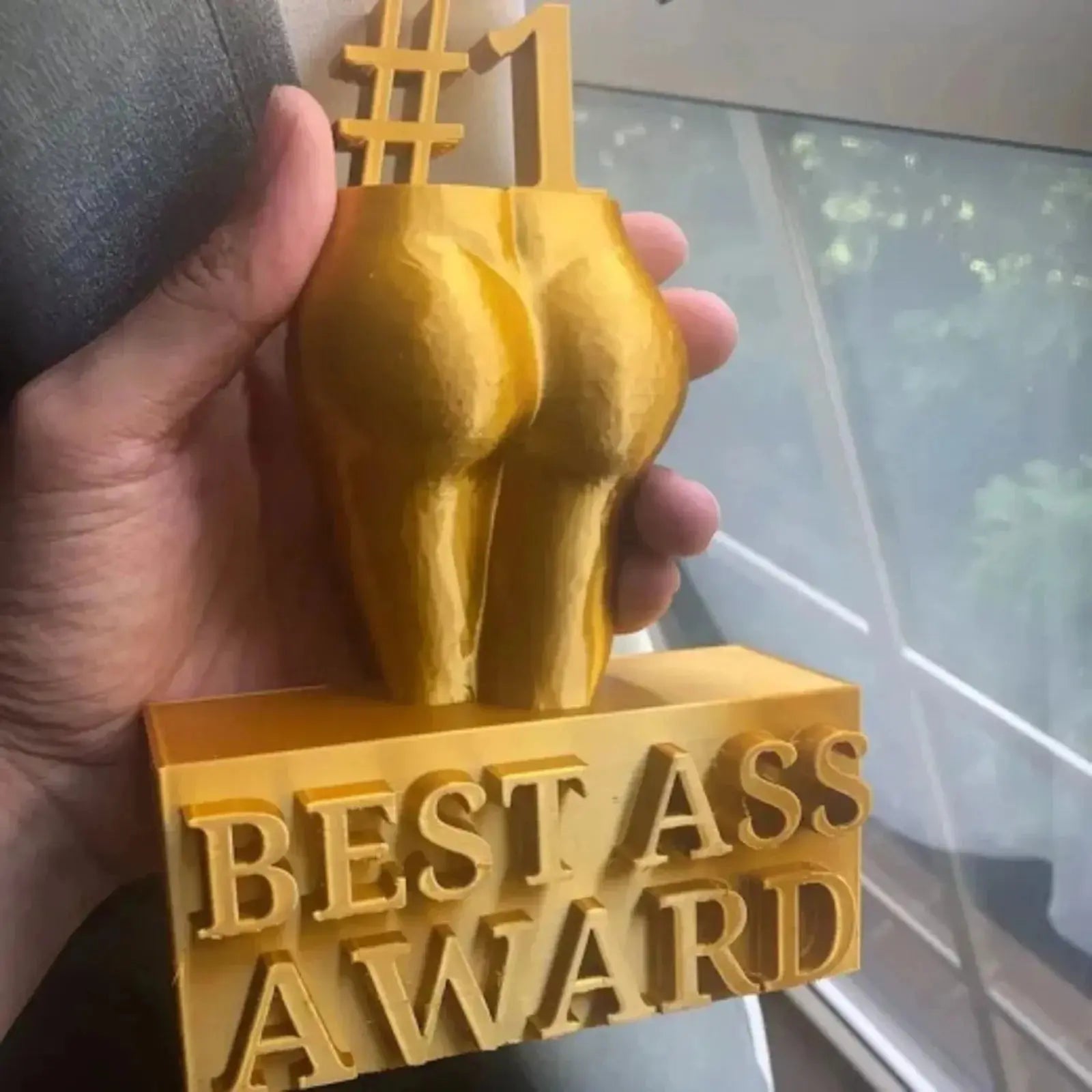 Best Ass Award Creative Best Boobs Award Gold Ornament Trophy Statue Funny Creativity Resin Home Decorations Gifts Fit2Great