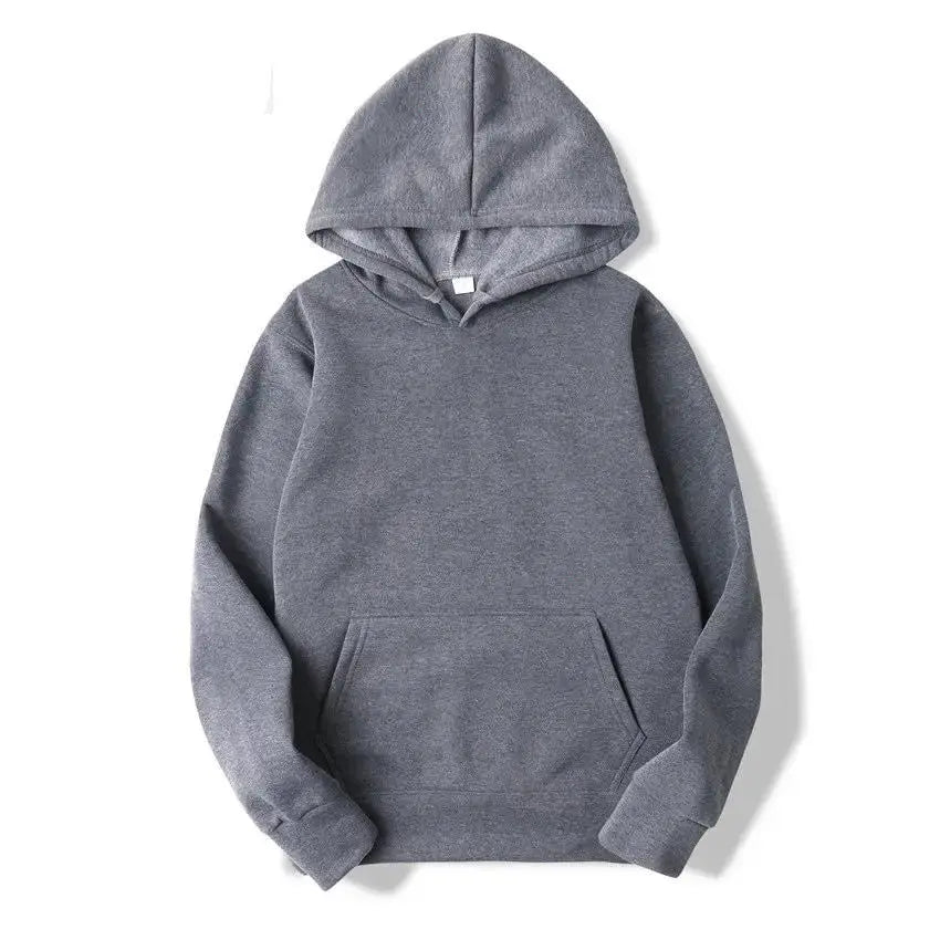 Blank Fleece Pullover Hoodie - Fit2Great