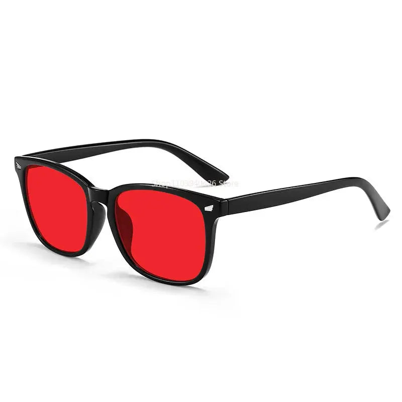 Blue Light Glasses Men Sleep Glasses For Blue Light Blocking Red Lens For Computer Gaming Reduce Eyestrain Bluelight Glasses Fit2Great