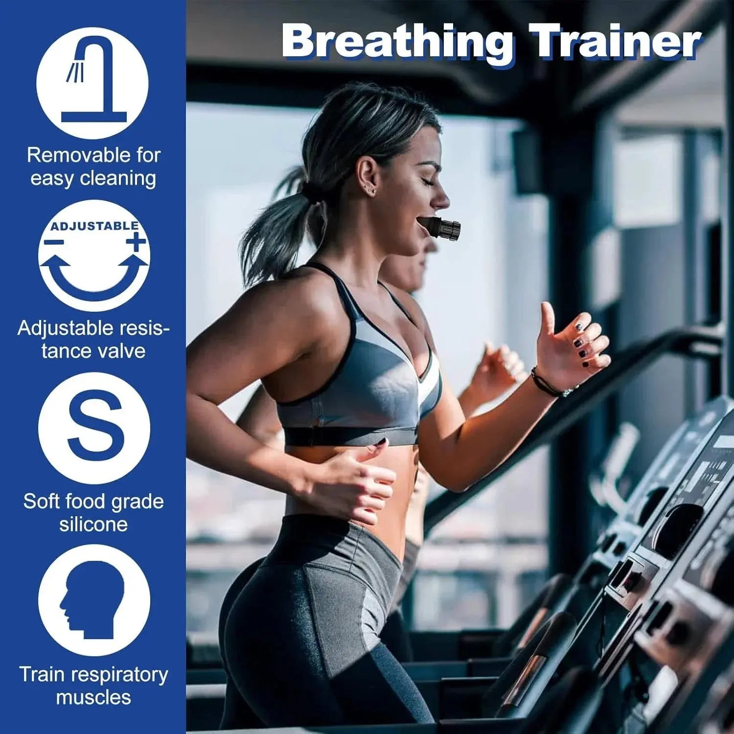 Breathing Trainer | Adjustable Respiratory Muscle Training Device
