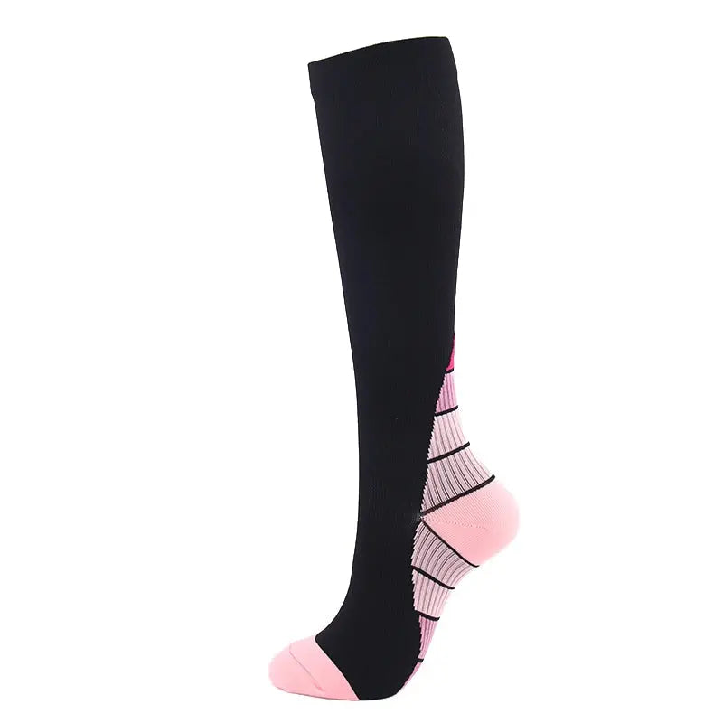 Compression Socks Running Men's Sports Socks Anti Fatigue Pain Relief 20-30 Mmhg Women's Nurses Fitness Golf Rugby Basketball Fit2Great