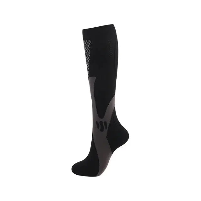 Compression Socks Running Men's Sports Socks Anti Fatigue Pain Relief 20-30 Mmhg Women's Nurses Fitness Golf Rugby Basketball Fit2Great