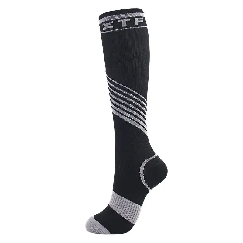 Compression Socks Running Men's Sports Socks Anti Fatigue Pain Relief 20-30 Mmhg Women's Nurses Fitness Golf Rugby Basketball Fit2Great