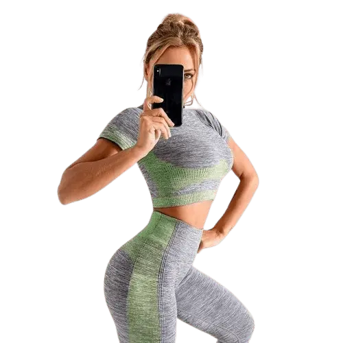 Elastic fitness sports yoga clothes - Fit2Great