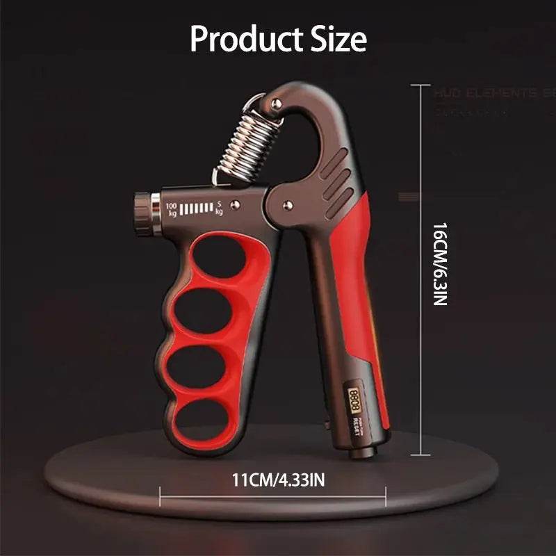 Fit2Great Adjustable 5–100kg Grip Strength Trainer – Hand & Forearm Workout Tool - Fit2Great
