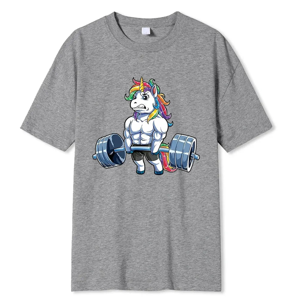 Funny Gym Unicorn Fitness Shirt - Fit2Great