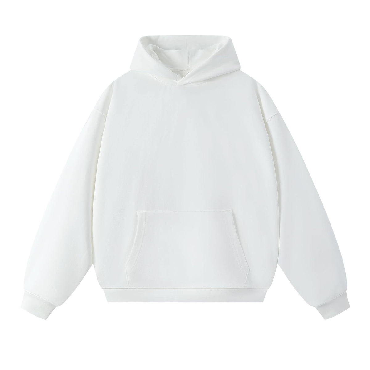 Sweatshirt 380g Terry Spring and Autumn American Style Thin Drop Shoulder Loose Fit Solid Color Hoodie for Men Trendy Versatile Fit2Great
