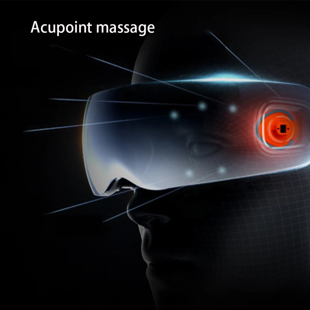 Super Relax Eye Massager – 12-Head Heat & Vibration Therapy