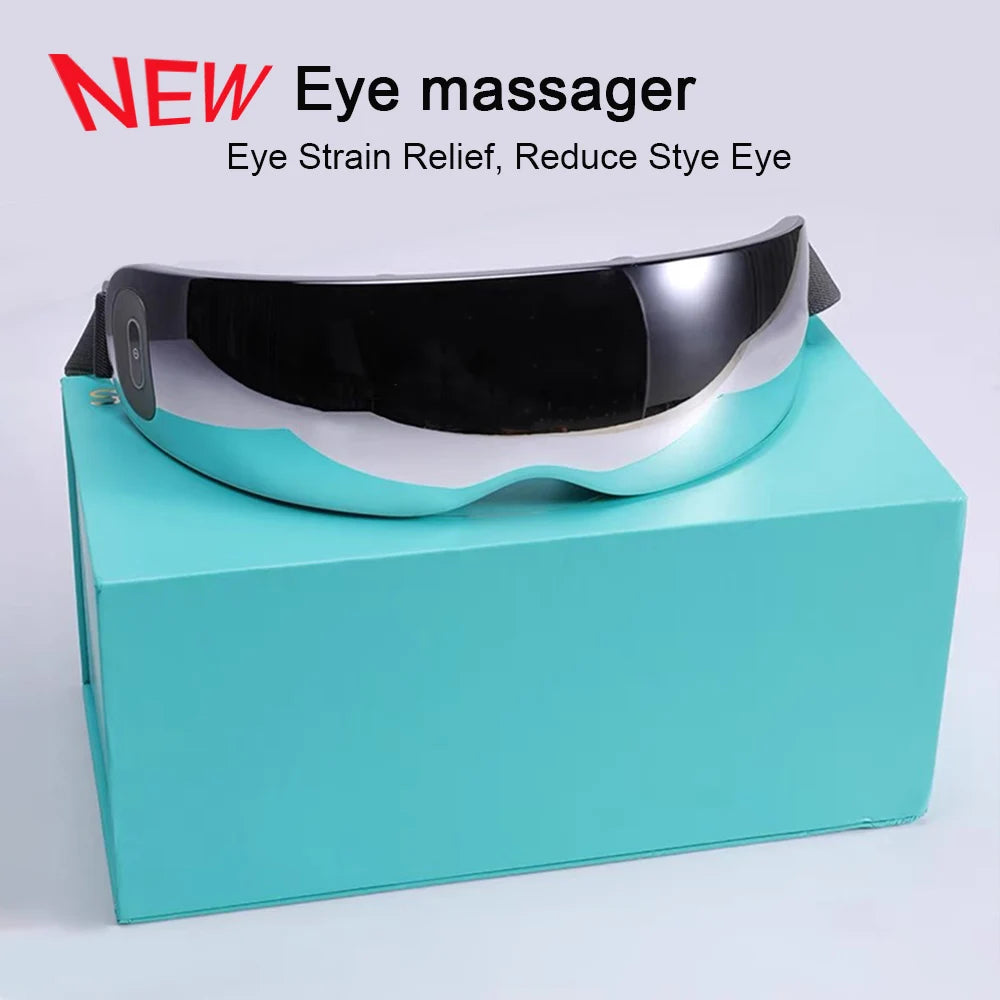 Super Relax Eye Massager – 12-Head Heat & Vibration Therapy