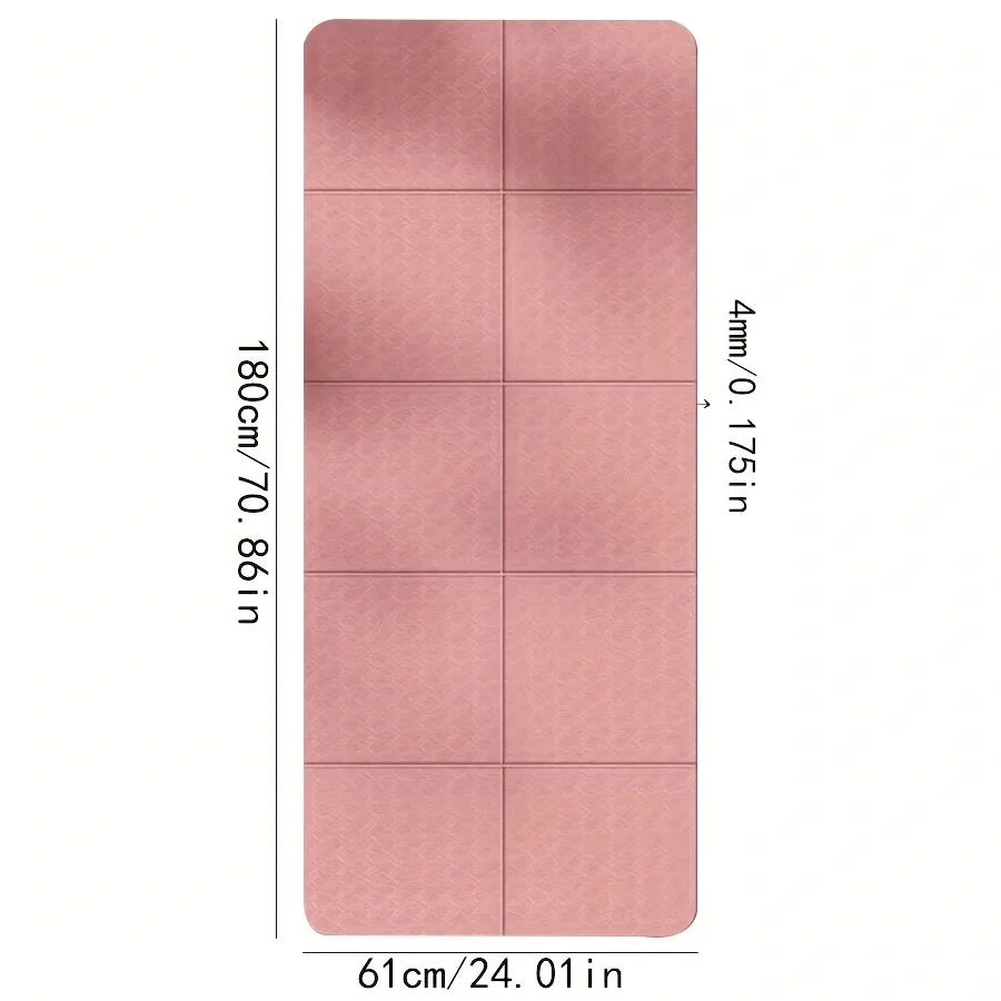 TPE Foldable Fitness Mat – Travel-Ready