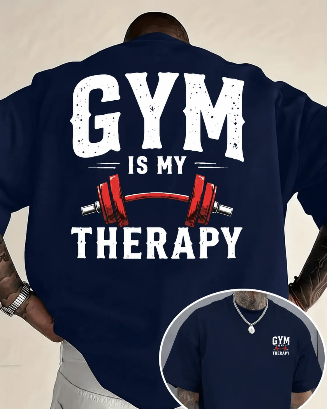 Men's Gym Relax Print T Shirt Soft Breathable Fitness Tee with Bold Workout Graphics Men's Clothing Summer Short Sleeve T-Shirt Fit2Great