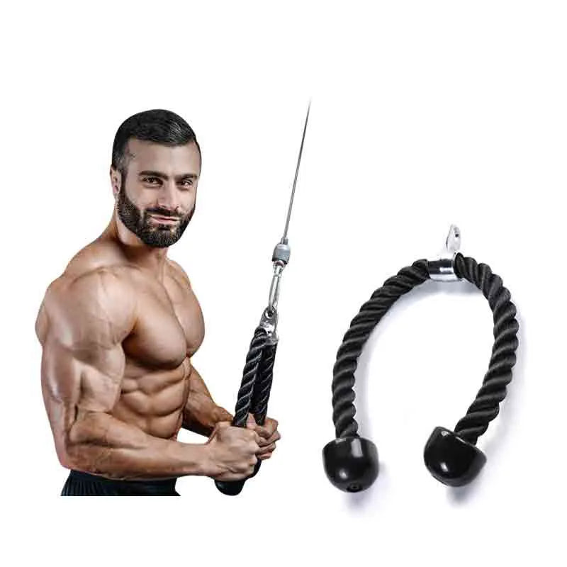 Triceps Rope Pull Down Cable – Durable, Comfortable Grip