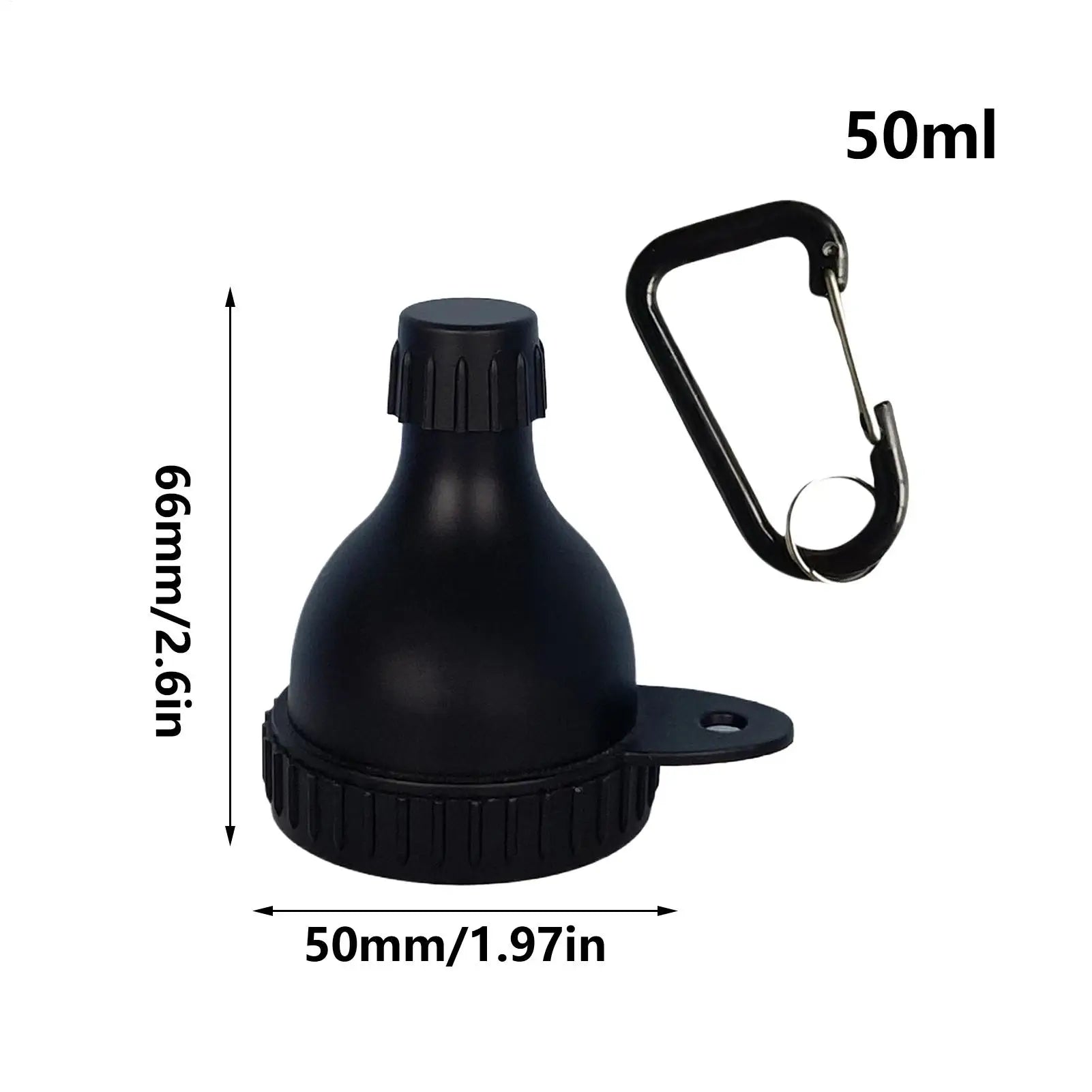 Portable Mini Protein Powder Container with Keychain – Travel Supplement Storage Cup