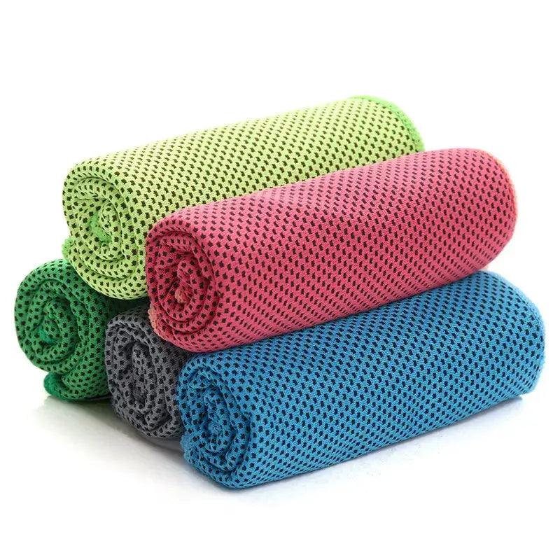 Microfiber Instant Cooling Ice Face Towel – Quick-Dry & Reusable