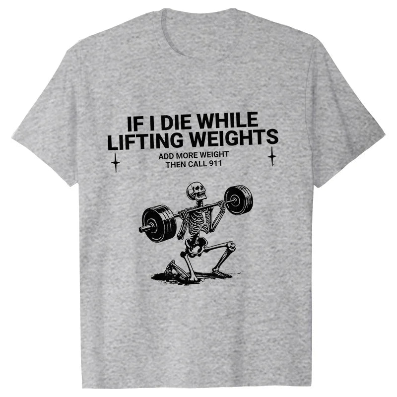 Gym Workout T-shirts for Men Clothing Funny Weightlifting Tshirts Short Sleeve Tops Clothes Fitness Exercise Tee Shirts Homme Fit2Great