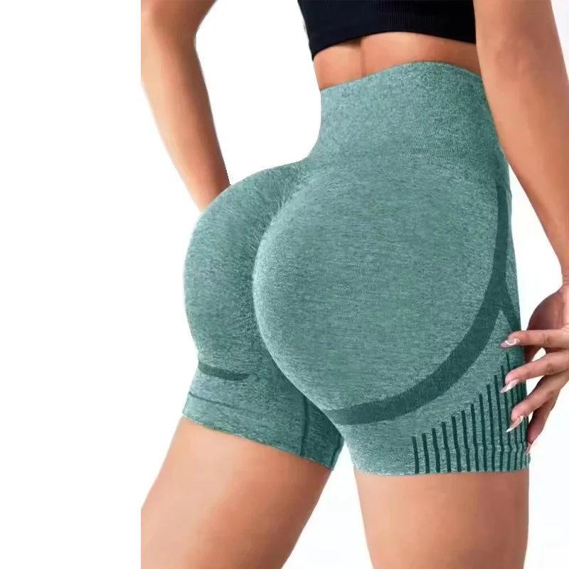 Women Yoga Shorts High Waist Workout Shorts Fitness Yoga Lift Butt Fitness Ladies Yoga Gym Running Short Pants Sportswear Fit2Great