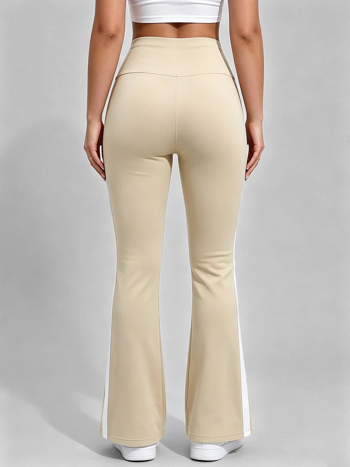 Women's Yoga Flared Pants High Waisted and Hip Lifting Tight Pants Wide Leg Fitness Workout Leggings for Running Outdoor Sports Fit2Great