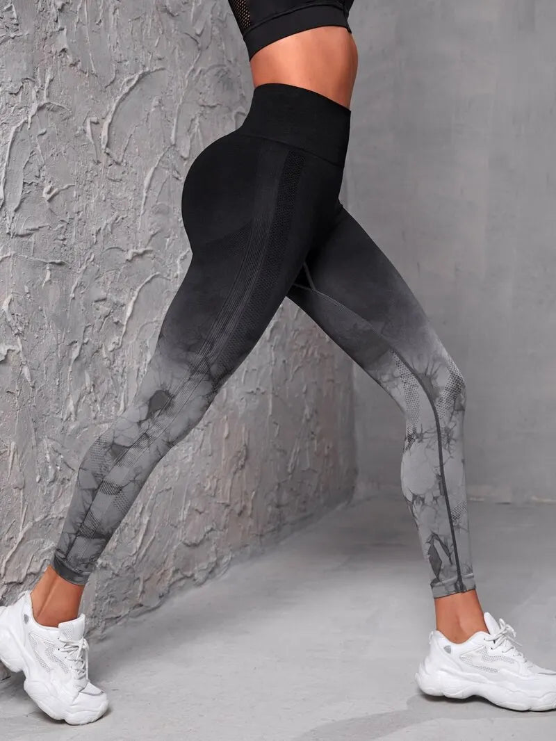 Yoga Pants Women Seamless Leggings Push Up Sports Fitness Joggings High Waist Gym Workout Scrunch Tie Dye Running Leggings Fit2Great