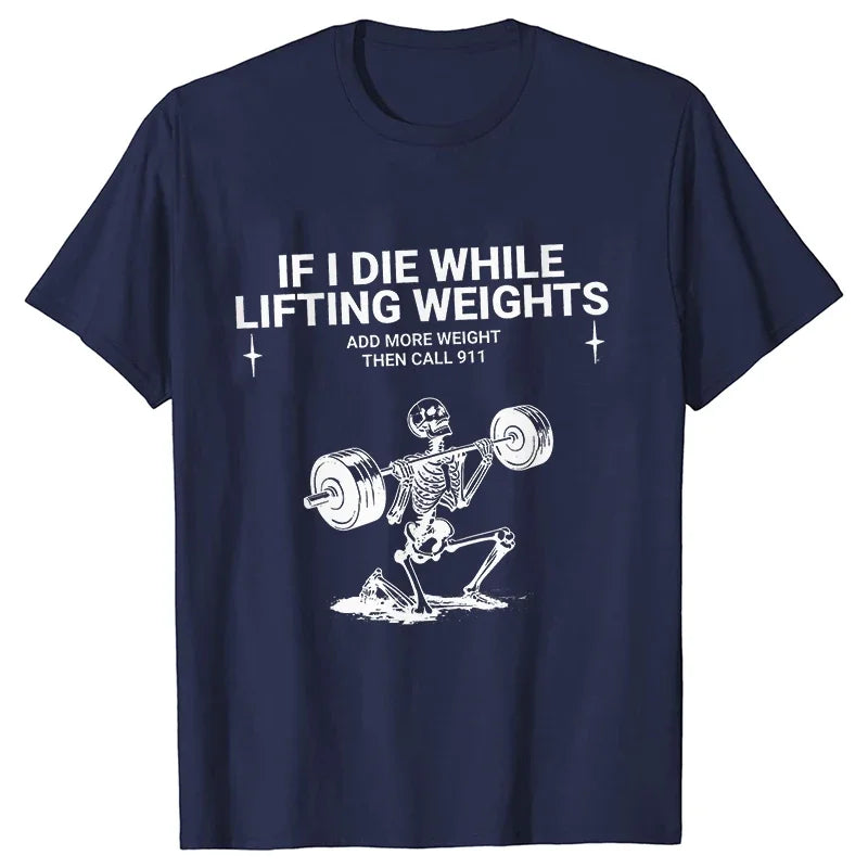 Gym Workout T-shirts for Men Clothing Funny Weightlifting Tshirts Short Sleeve Tops Clothes Fitness Exercise Tee Shirts Homme Fit2Great
