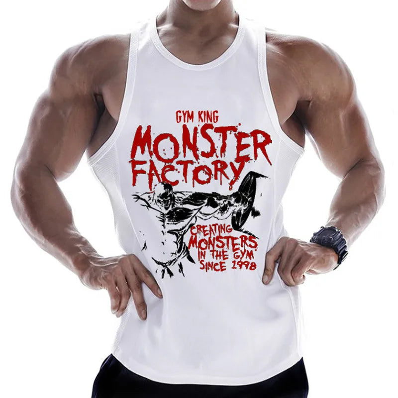 Fitness Clothing Men Muscle Shirt Cotton Men Tank Top Workout Bodybuilding Men Sportwear Tank Top Sleeveless Vest Fit2Great