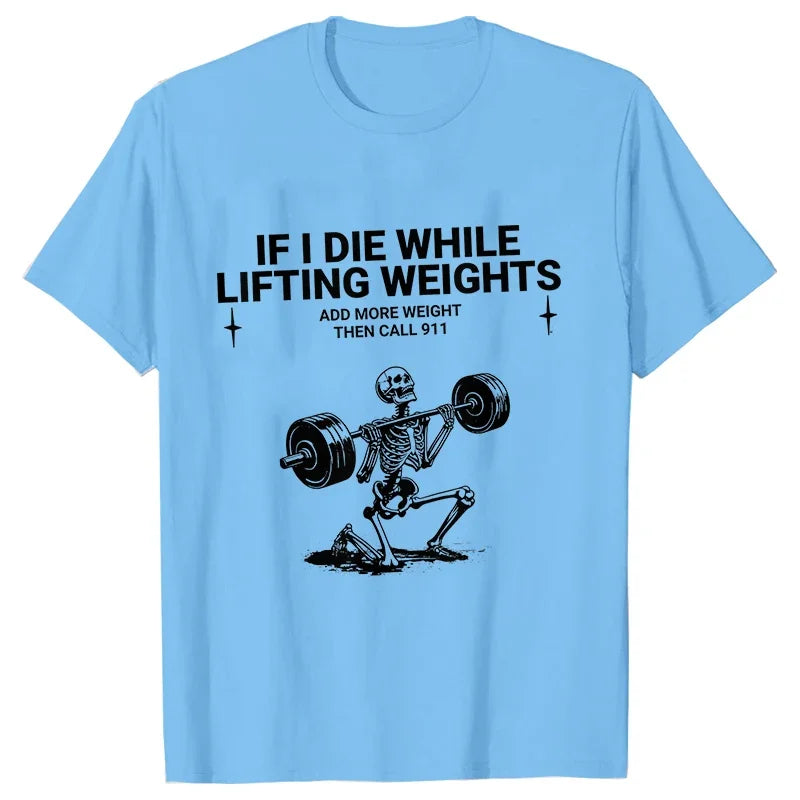 Gym Workout T-shirts for Men Clothing Funny Weightlifting Tshirts Short Sleeve Tops Clothes Fitness Exercise Tee Shirts Homme Fit2Great