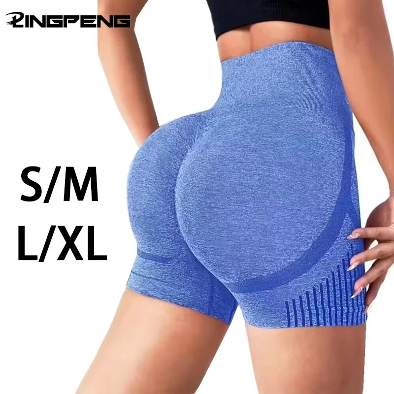 Women Yoga Shorts High Waist Workout Shorts Fitness Yoga Lift Butt Fitness Ladies Yoga Gym Running Short Pants Sportswear Fit2Great