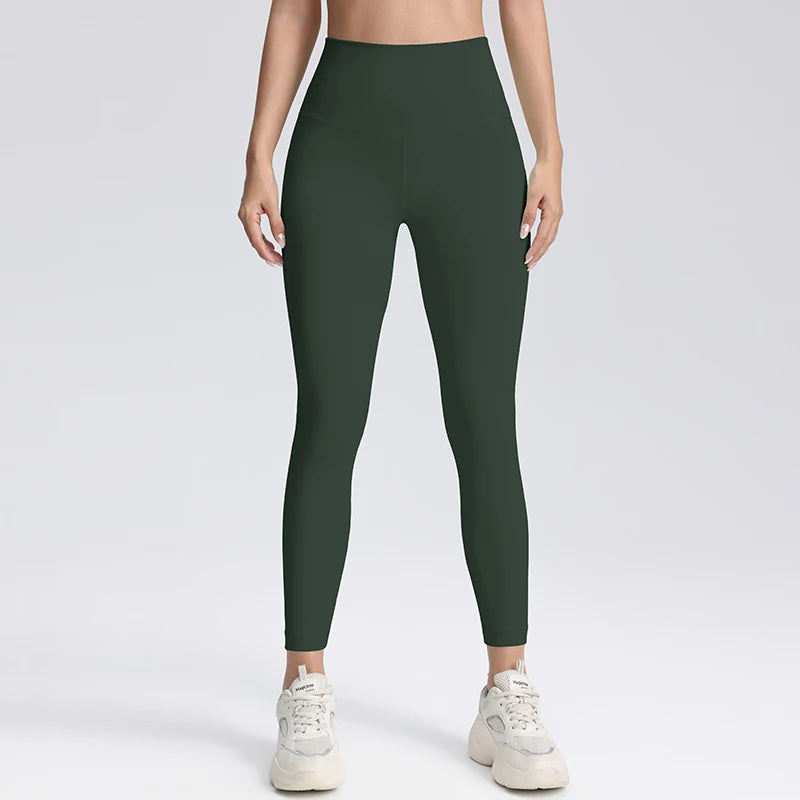 Yoga 9-point Pants for Women, High Waist, Tummy Control, Hip Lifting, Running, Fitness Training, Quick-drying Cycling Pants Fit2Great