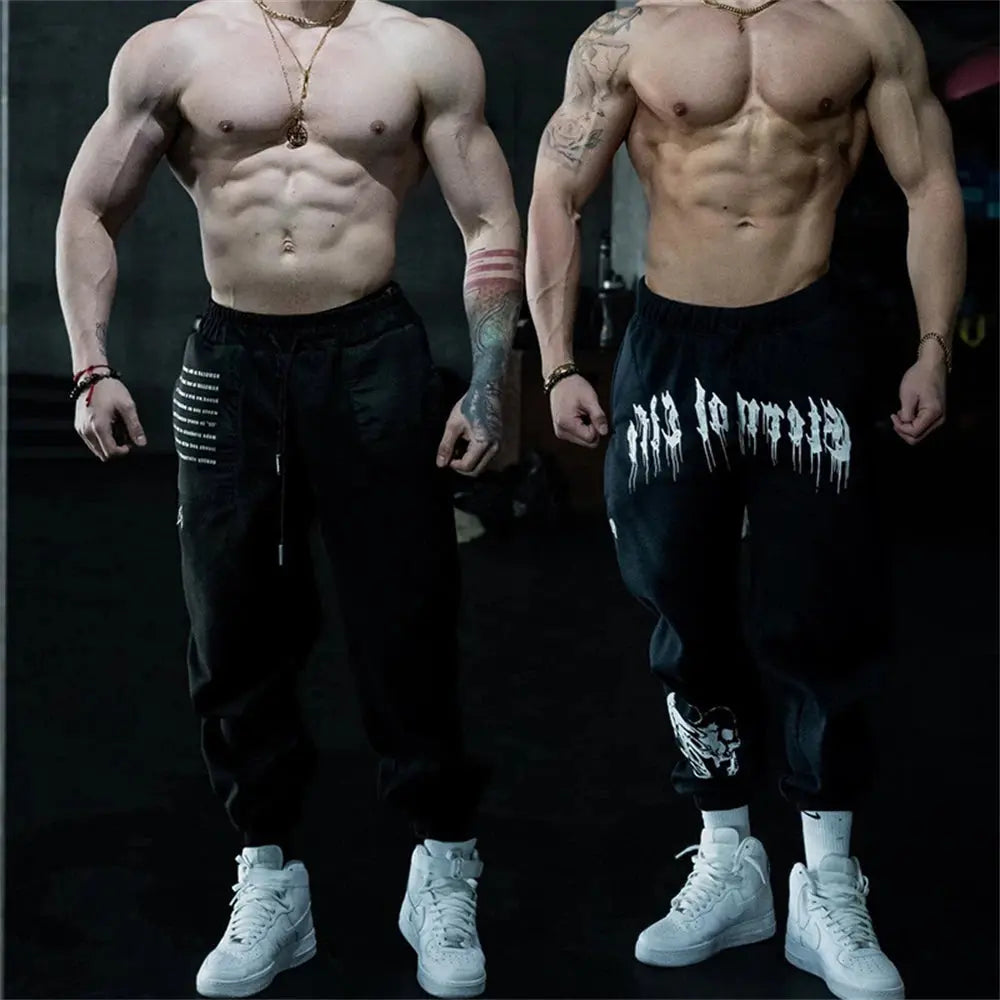 Spring and Autumn new men's gym jogging pants casual sports pants sports leggings fitness and bodybuilding pants Fit2Great