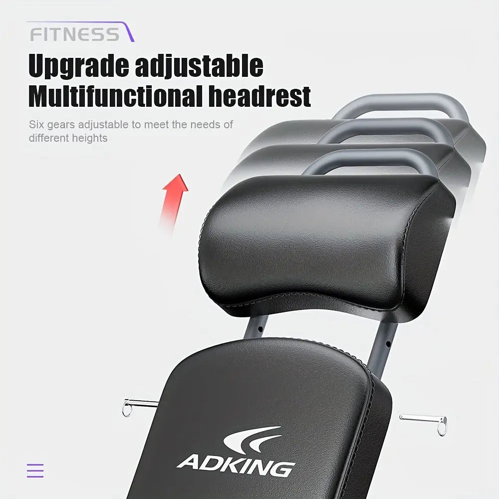 Versatile Home Gym Bench with Pull-Up Bar & Sit-Up Assist - Adjustable, Multi-Functional Fitness Equipment for Full Body Workout (Dumbbells Not Included), High Pull Rod, Bird Bench Fit2Great