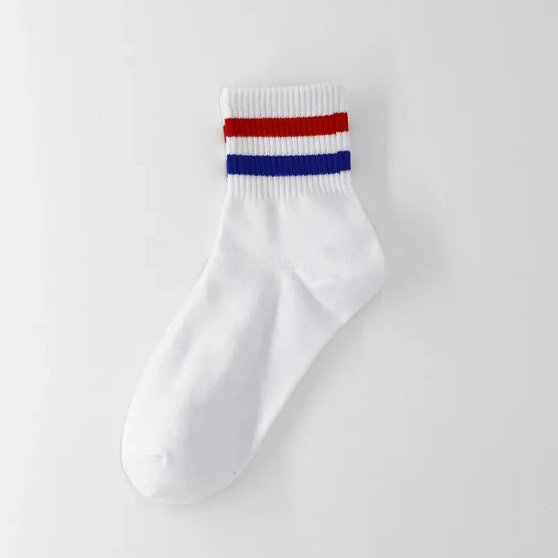 Vintage Two-Stripes Sports Socks - Fit2Great