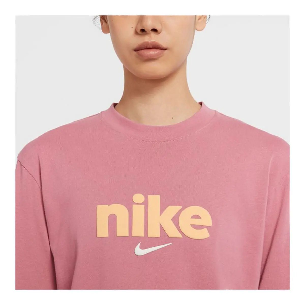 Women's long sleeve T-shirt Nike Crew Pink Nike