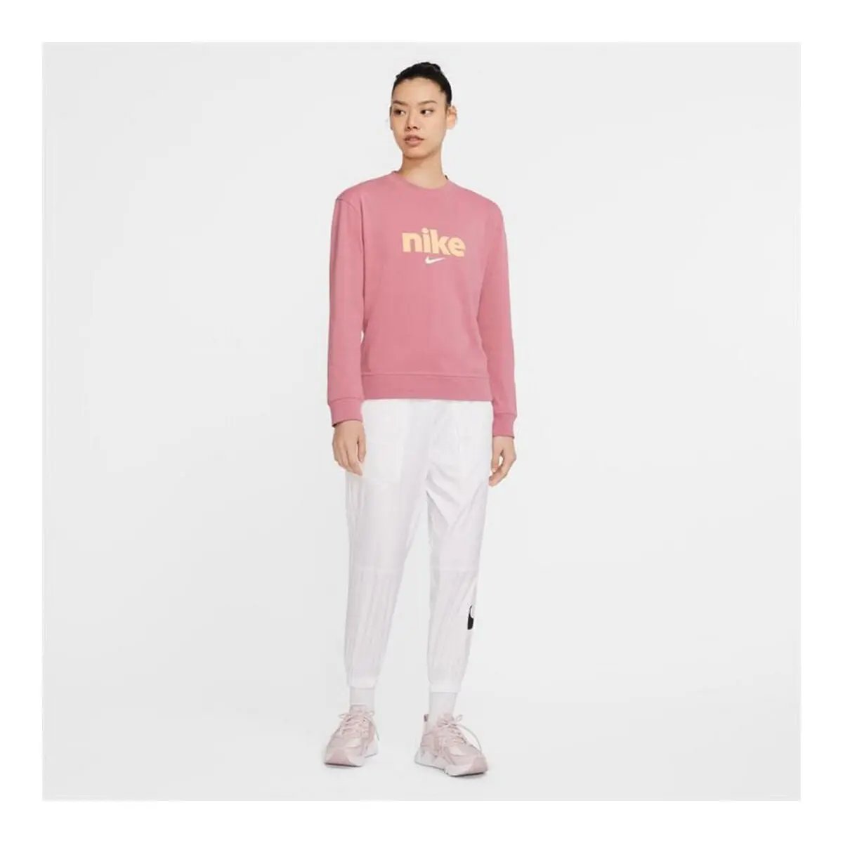 Women's long sleeve T-shirt Nike Crew Pink Nike