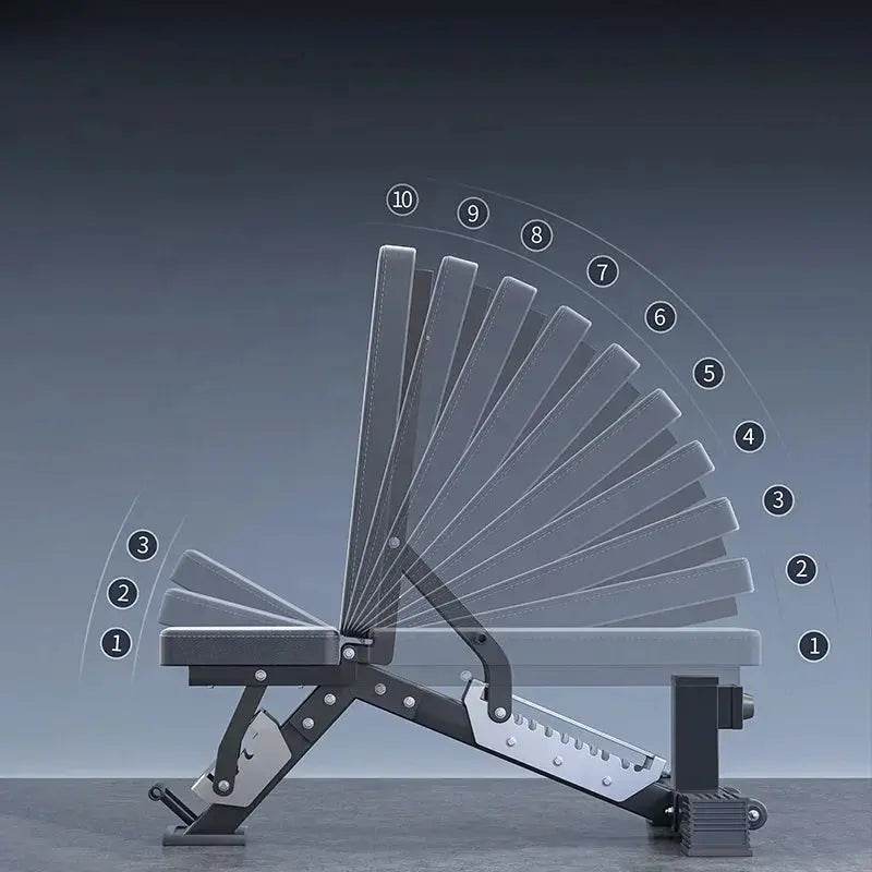 Adjustable 90° Incline Weight Bench – Durable Strength Training Bench - Fit2Great