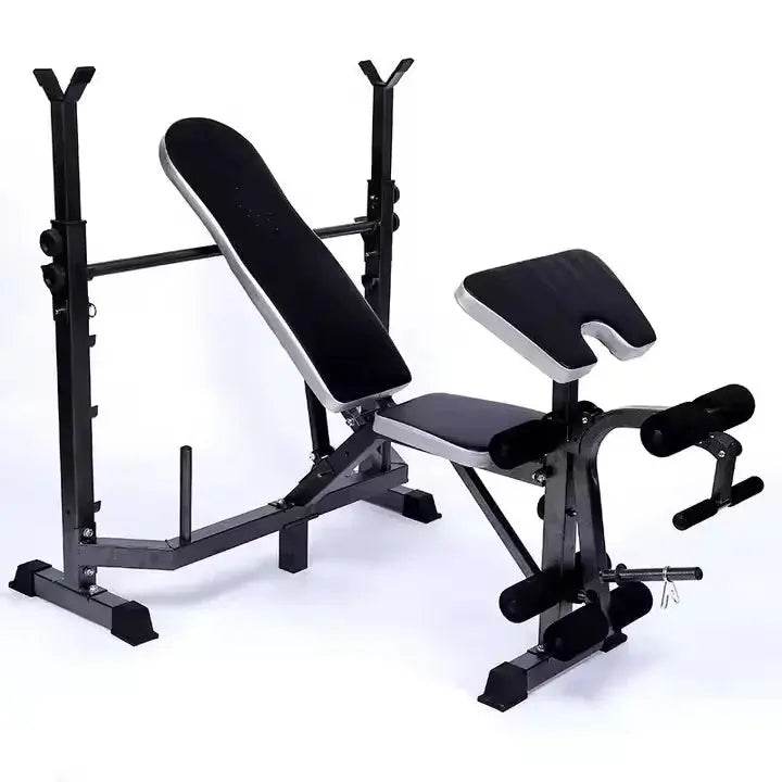 Adjustable Dumbbell Bench with Leg Developer & Preacher Pad - Fit2Great