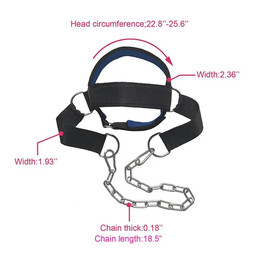 Adjustable Neck Training Harness – Head Strap for Strength - Fit2Great