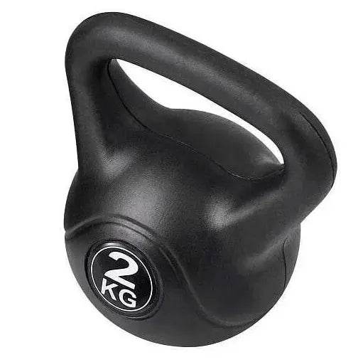 Black Kettlebell – Durable Home Gym Equipment 2-14kg - Fit2Great