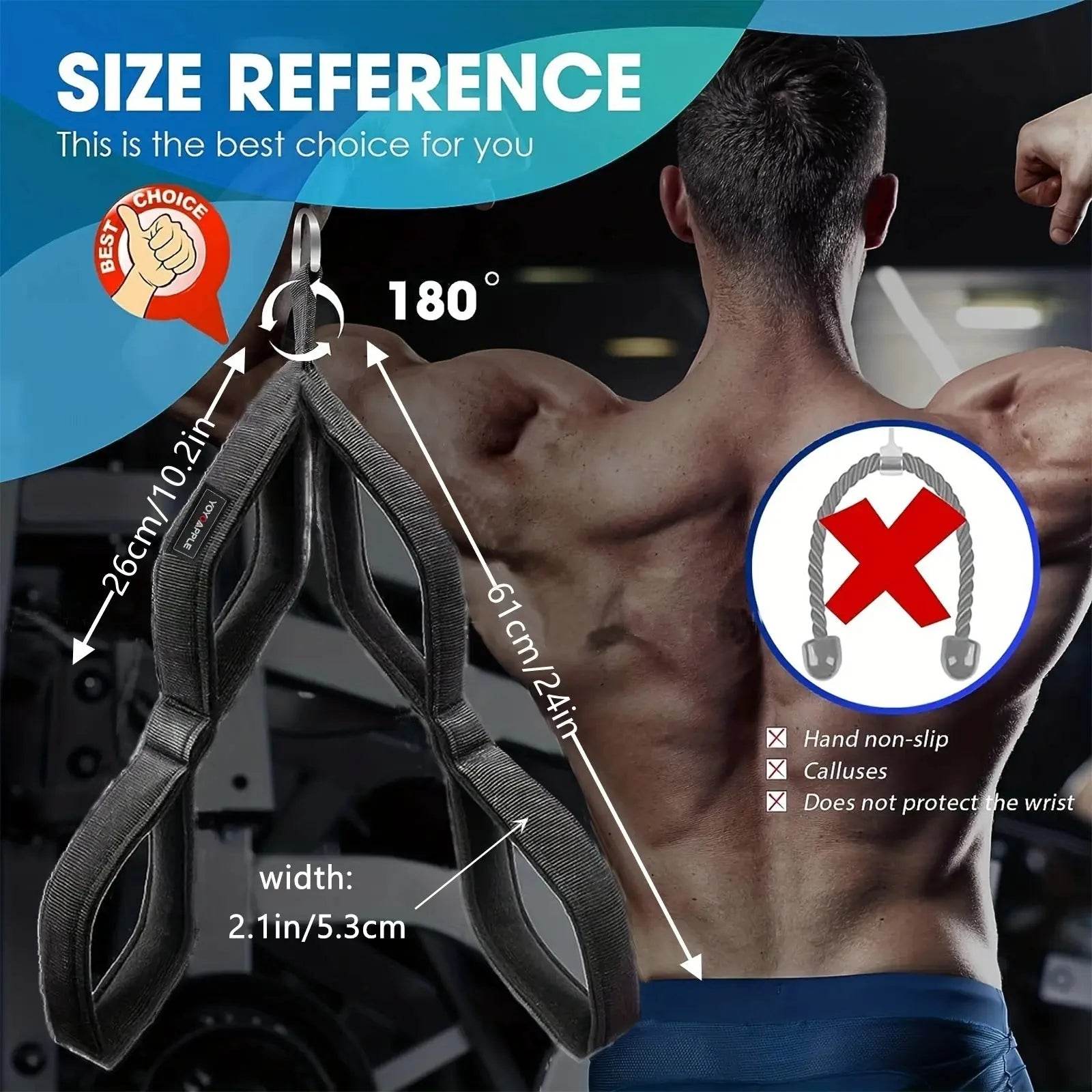 Cable Attachment Handles – Durable Grip for Strength Training | Fit2Great - Fit2Great
