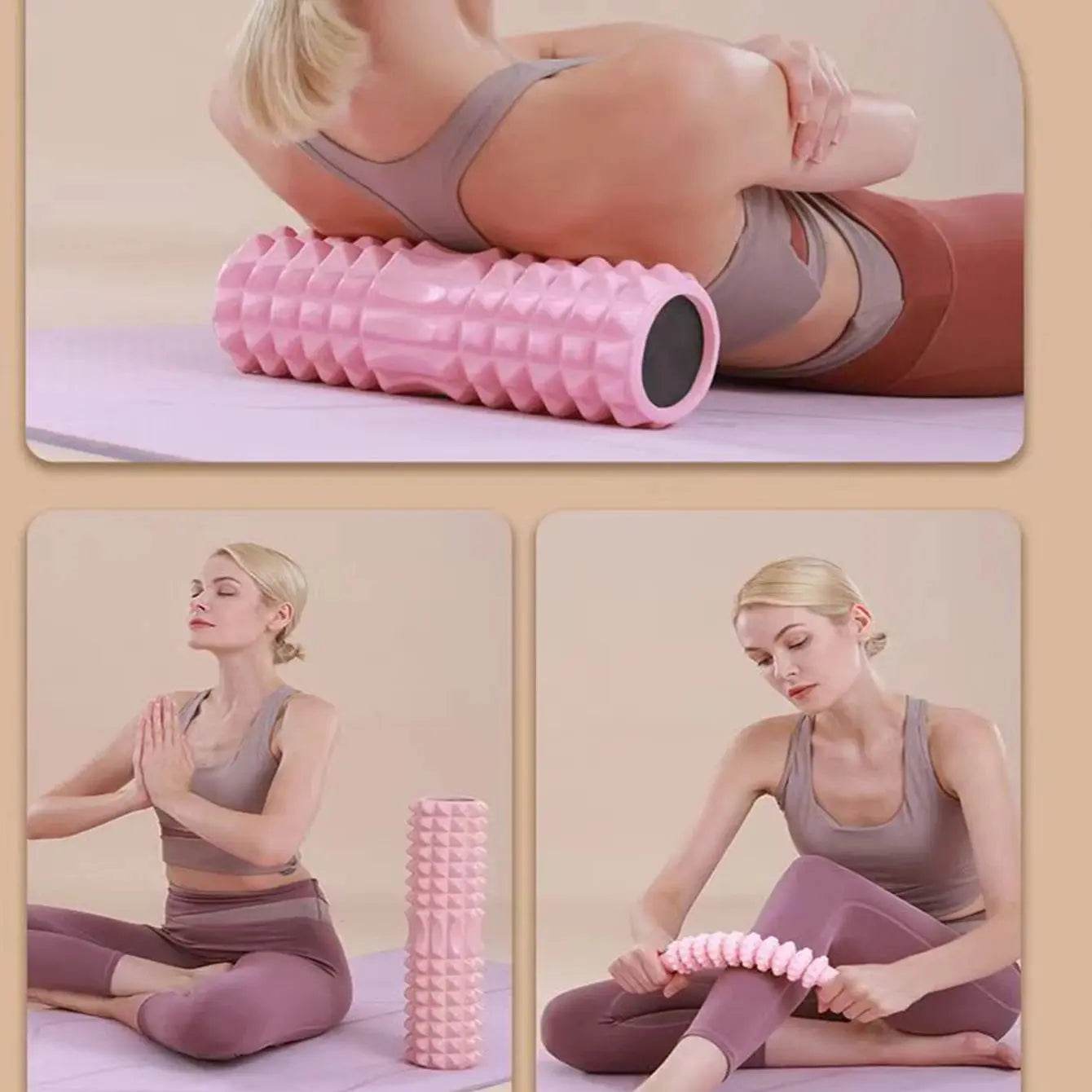 Fit2Great Fitness Foam Roller – Deep Tissue Massage & Muscle Recovery - Fit2Great