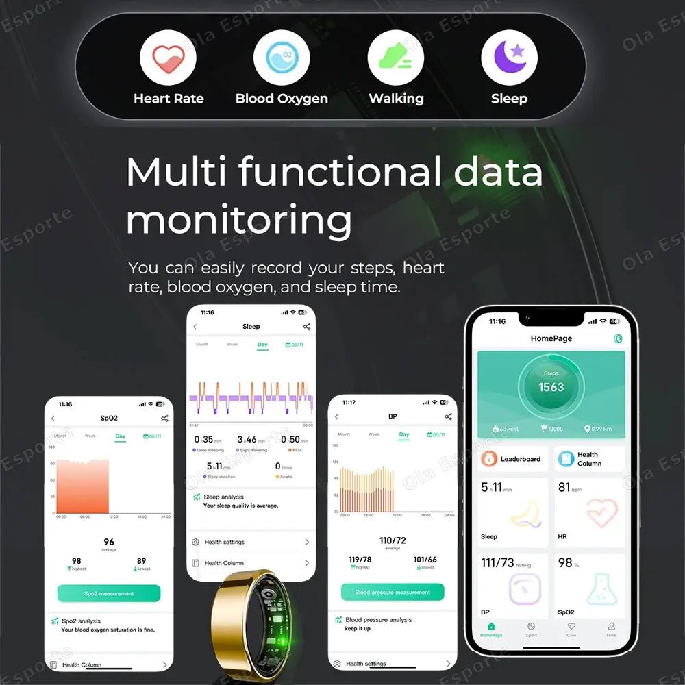 Fitness Smart Ring – Sleek Smart Wearable - Fit2Great