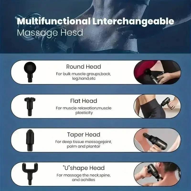 Mini Fascia Gun Wireless Massage Gun - Fit2Great