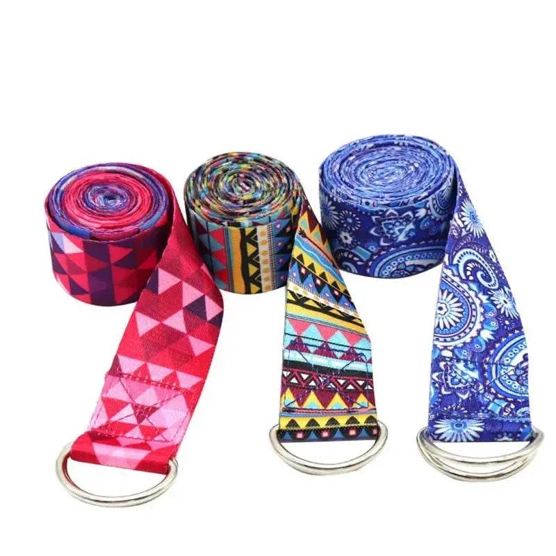 Multi-Colors Women Yoga Stretching Belt - Fit2Great