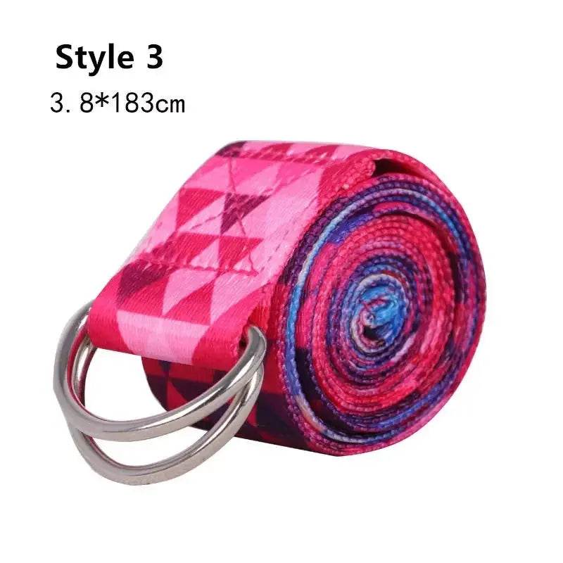 Multi-Colors Women Yoga Stretching Belt - Fit2Great