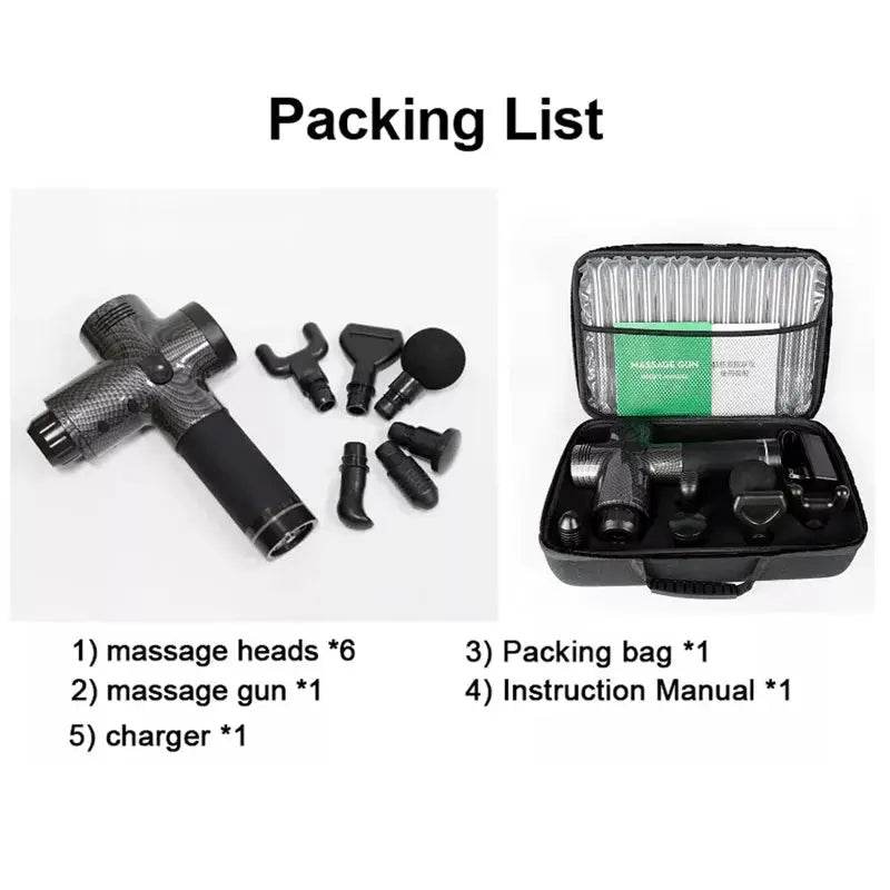 Pain Relief Fascial Massage Gun – Deep Tissue Muscle Therapy - Fit2Great