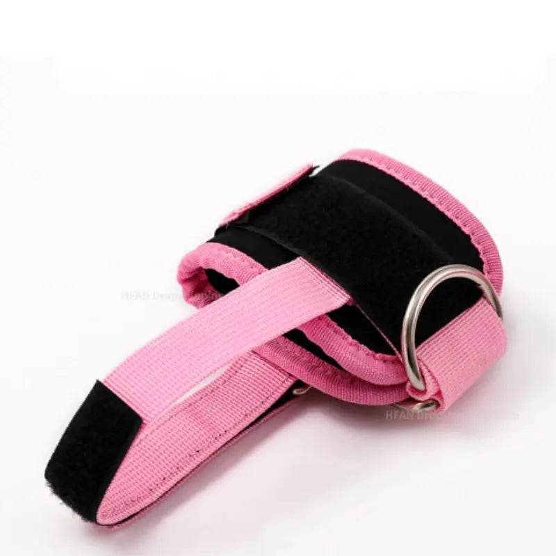 Pink Ankle Straps for Cable Machines Comfortable & Durable - Fit2Great
