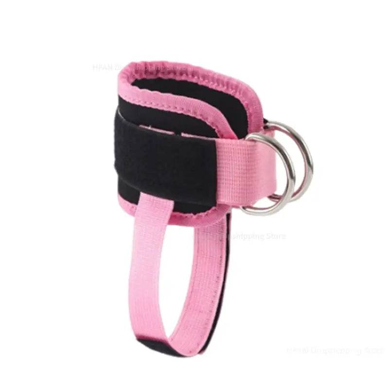 Pink Ankle Straps for Cable Machines Comfortable & Durable - Fit2Great