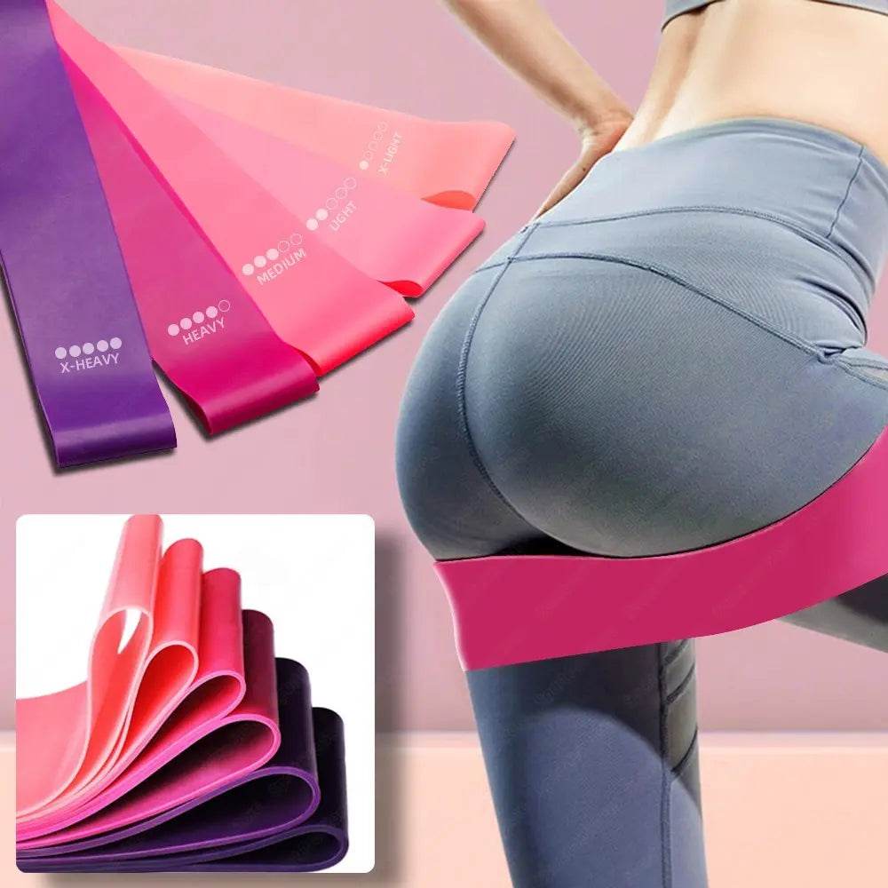 Resistance Bands Sealing Elastic Booty Sport Bodybuilding Rubber Band For Fitness Gym Leagues Equipment Sports Mini Yoga - Fit2Great